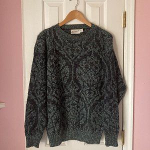 Vintage (90's) Pattern Sweater Sz L